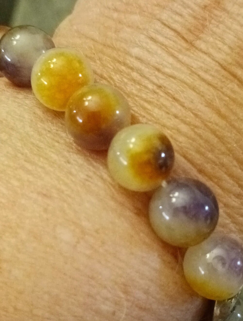 Ametrine 9mm Bracelet, 7" - Picture 3 of 6